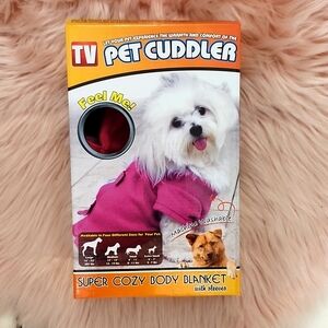 Brand New TV PET CUDDLER SUPER COZY BODY BLANKET W/SLEEVES-XS